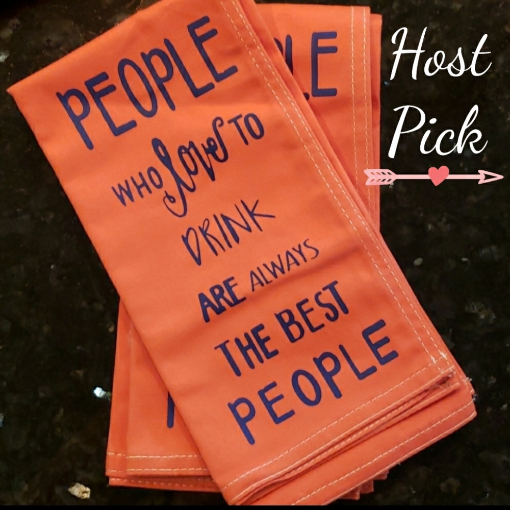 🌟HP🌟NWOT Charming Charlie Love to Drink Napkins